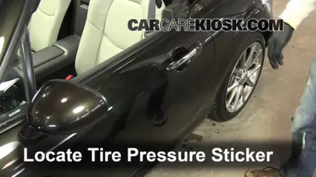 2011 Mazda MX-5 Miata Grand Touring 2.0L 4 Cyl. Tires & Wheels Check Tire Pressure